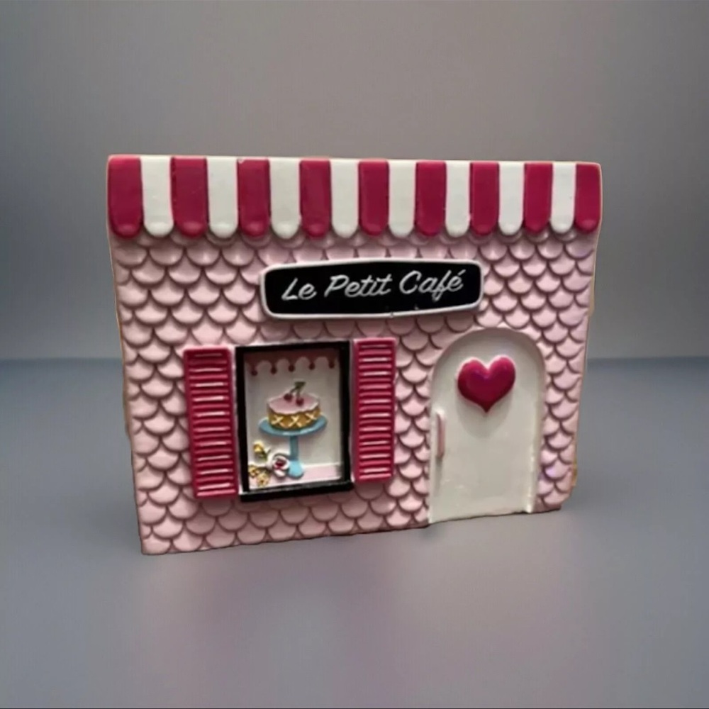 Le Petit Café Coffee Bar Box, Utensil Storage, Bakery Accessory Decor